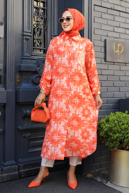 Orange Modest Top 10539T - NEVA STYLE