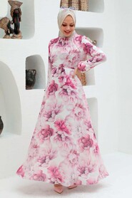 Pink Hijab Dress 279050P - 1