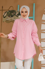 Pink Modest Top 30702P - 2