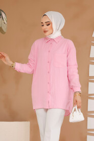 Pink Modest Top 70561P - 3