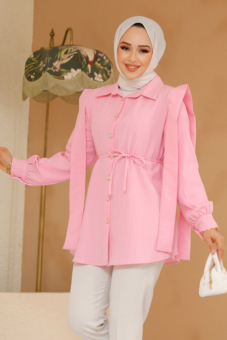 Pink Modest Tunic 10131P - NEVA STYLE