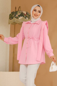 Pink Modest Tunic 10131P - 3