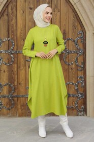 Pistachio Green Hijab Tunic 24497FY - 2