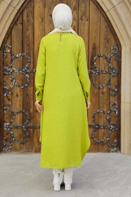Pistachio Green Hijab Tunic 24497FY - 3