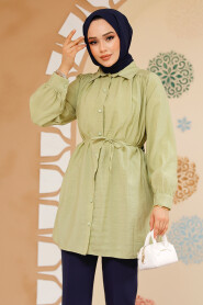 Pistachio Green Modest Top 10025FY - 1