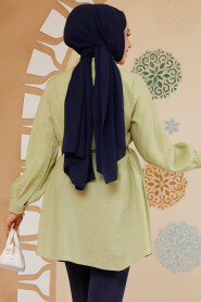 Pistachio Green Modest Top 10025FY - 4