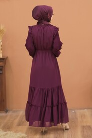Plumm Color Hijab Dress 2409MU - 2