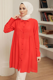 Pomegranate Flower Hijab Tunic 5688NC - 1