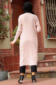 Powder Pink Hijab Cardigan 23760PD - 2