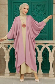 Powder Pink Hijab Double Suit 51760PD - 1