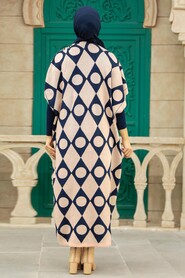 Powder Pink Hijab Knitwear Double Suit 1213PD - 2