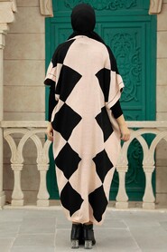 Powder Pink Hijab Knitwear Double Suit 12140PD - 2