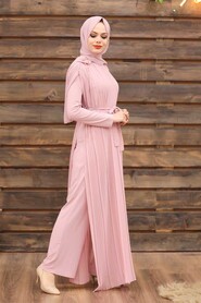 Powder Pink Hijab Overalls 30120PD - 1