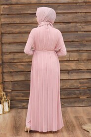 Powder Pink Hijab Overalls 30120PD - 2