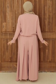 Powder Pink Hijab Overalls 51890PD - 2