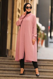 Powder Pink Hijab Tunic 2362PD - 2