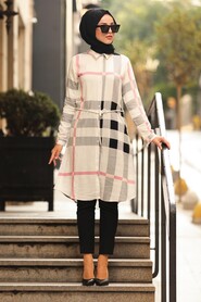 Powder Pink Hijab Tunic 5599PD - 2
