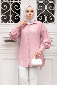 Powder Pink Modest Top 10113PD - 2