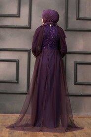  Stylish Purple Islamic Prom Dress 55190MOR - 2