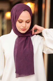 Purple Hijab Shawl 50522MOR - 3