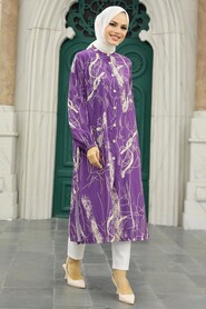 Purple Hijab Tunic 52281MOR - 2