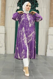 Purple Hijab Tunic 52281MOR - 1
