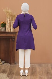 Purple Hijab Tunic 5724MOR - 2