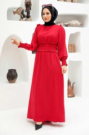 Red Hijab Dress 1300K - 1