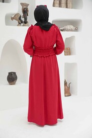 Red Hijab Dress 1300K - 2
