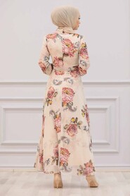 Red Hijab Dress 28907K - 2