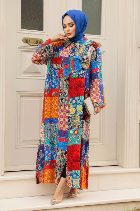 Red Modest Dress 10269K - NEVA STYLE