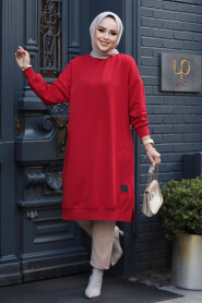 Red Modest Tunic 30645K - 1