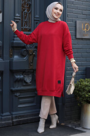 Red Modest Tunic 30645K - 3