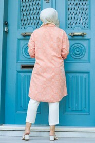 Salmon Pink Hijab Tunic 20350SMN - 2