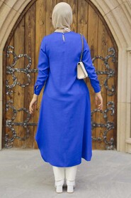 Sax Blue Hijab Tunic 24497SX - 3