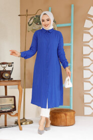 Sax Blue Modest Top 70381SX - 4