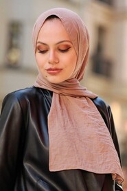 Skin Color Hijab Shawl 5077TEN - 3