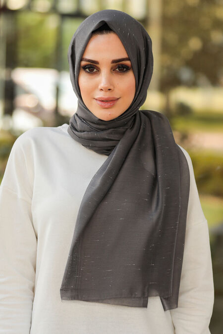 Smoke Color Hijab Shawl 7536FU - NEVA STYLE