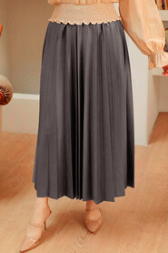 Smoke Color Hijab Skirt 4892FU - NEVA STYLE