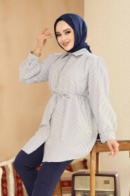 Smoke Color Modest Tunic 42421FU - 3