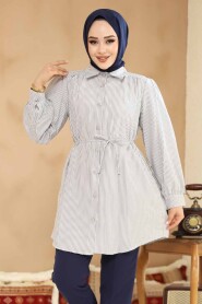 Smoke Color Modest Tunic 42421FU - 2