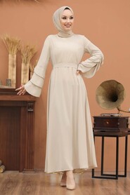 Stone Hijab Dress 3307TAS - 1