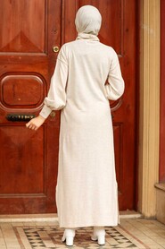 Stone Hijab Knitwear Dress 3135TAS - 3