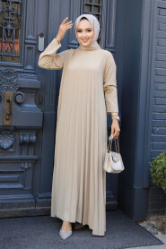 Stone Muslim Long Dress Style 76840TAS - 2