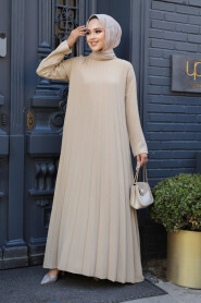 Stone Muslim Long Dress Style 76840TAS - 1
