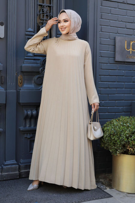 Stone Muslim Long Dress Style 76840TAS - NEVA STYLE