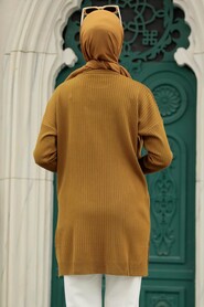 Sunuff Colored Hijab Knitwear Tunic 20132TB - 3
