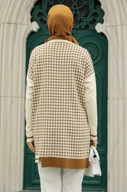 Sunuff Colored Hijab Knitwear Tunic 20152TB - 3