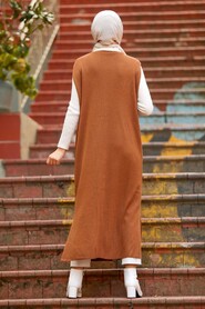 Sunuff Colored Hijab Knitwear Vest 3324TB - 2