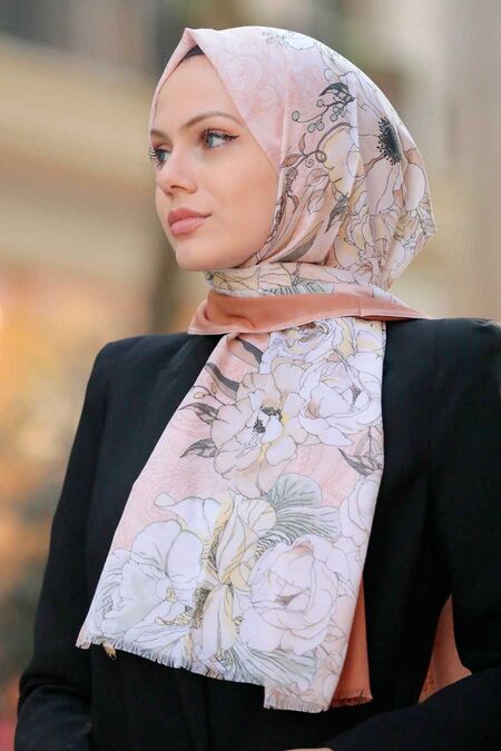 Sunuff Colored Hijab Shawl 4927TB - NEVA STYLE